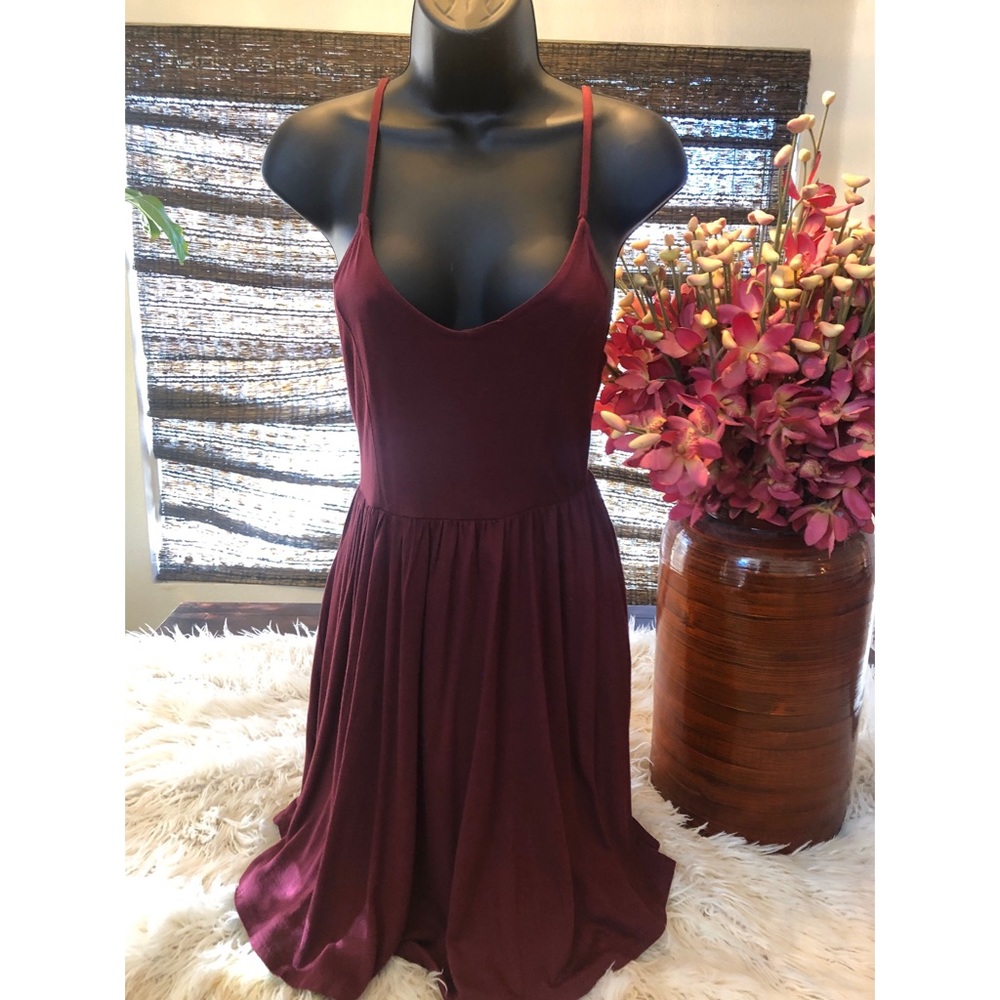 Burgundy Summer Dress